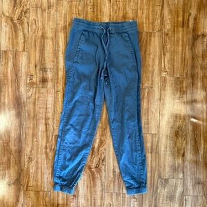 UNIONBAY Boys Gray Blue Khaki Jogger Pants Drawstring Size Small